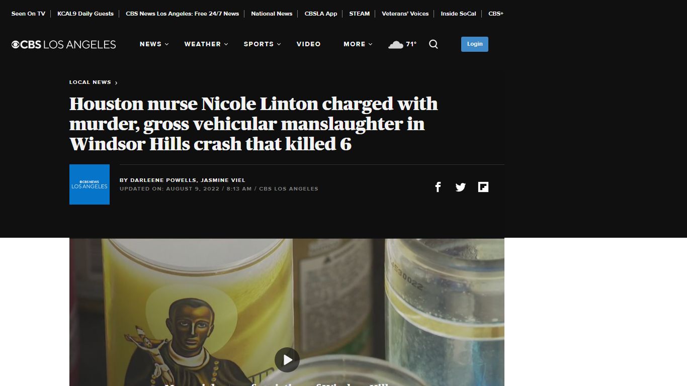 Houston nurse Nicole Linton charged with murder, gross vehicular ...